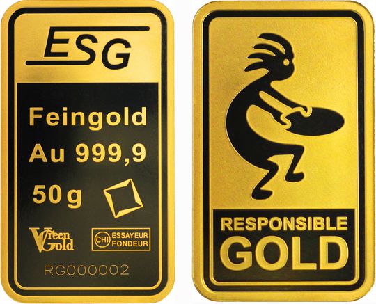 50g Responsible Gold Auropelli Barren