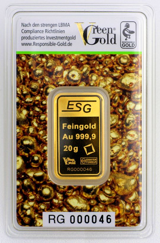 20g Feingoldbarren 20g Feingoldbarren