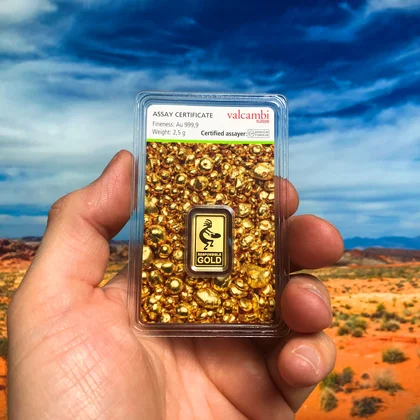 2,5g Goldbarren Auropelli